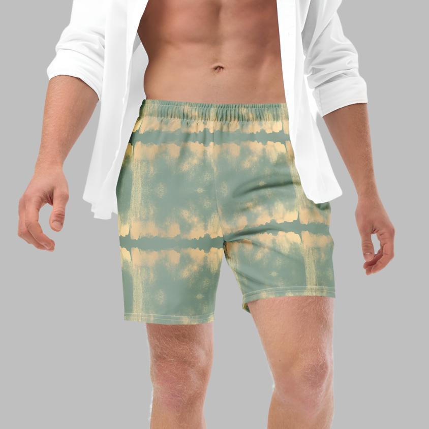 Green Moss Men's Swim Trunks