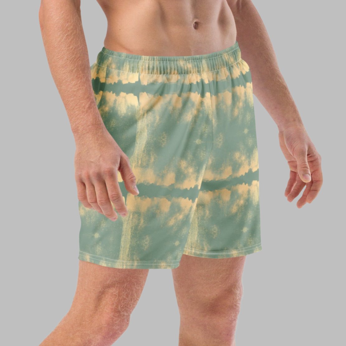 Green Moss Men's Swim Trunks