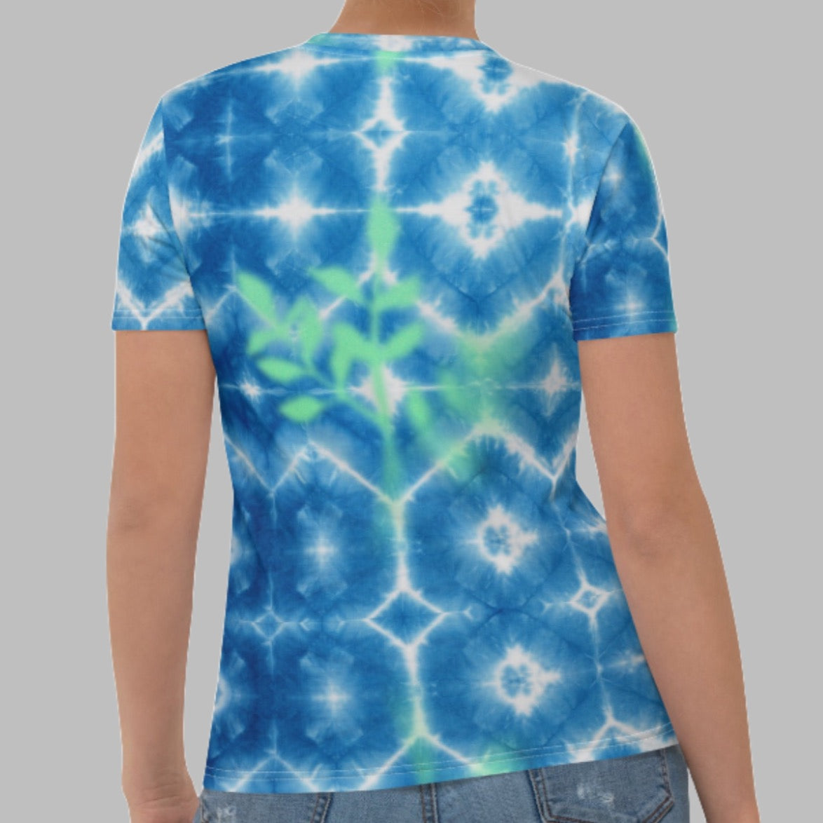 Island Blue Sky Tie Dye Women's T-Shirt