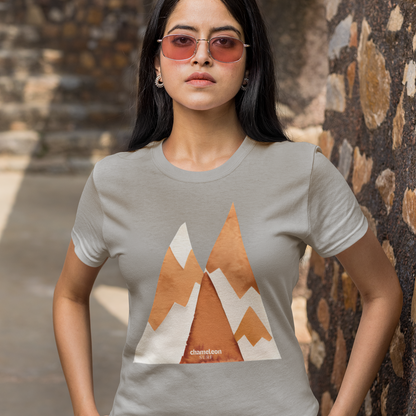 Rusty Mountain Peak Women's Short Sleeve T-Shirt