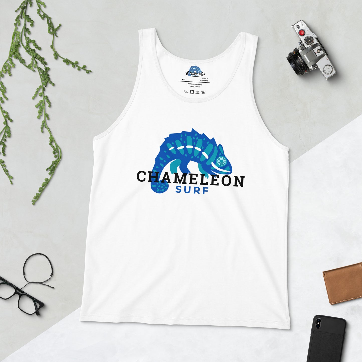 Blue Chameleon Surf Men's Tank Top