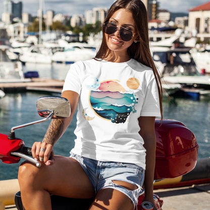 Ocean Moons Surf Women's Short Sleeve T-Shirt