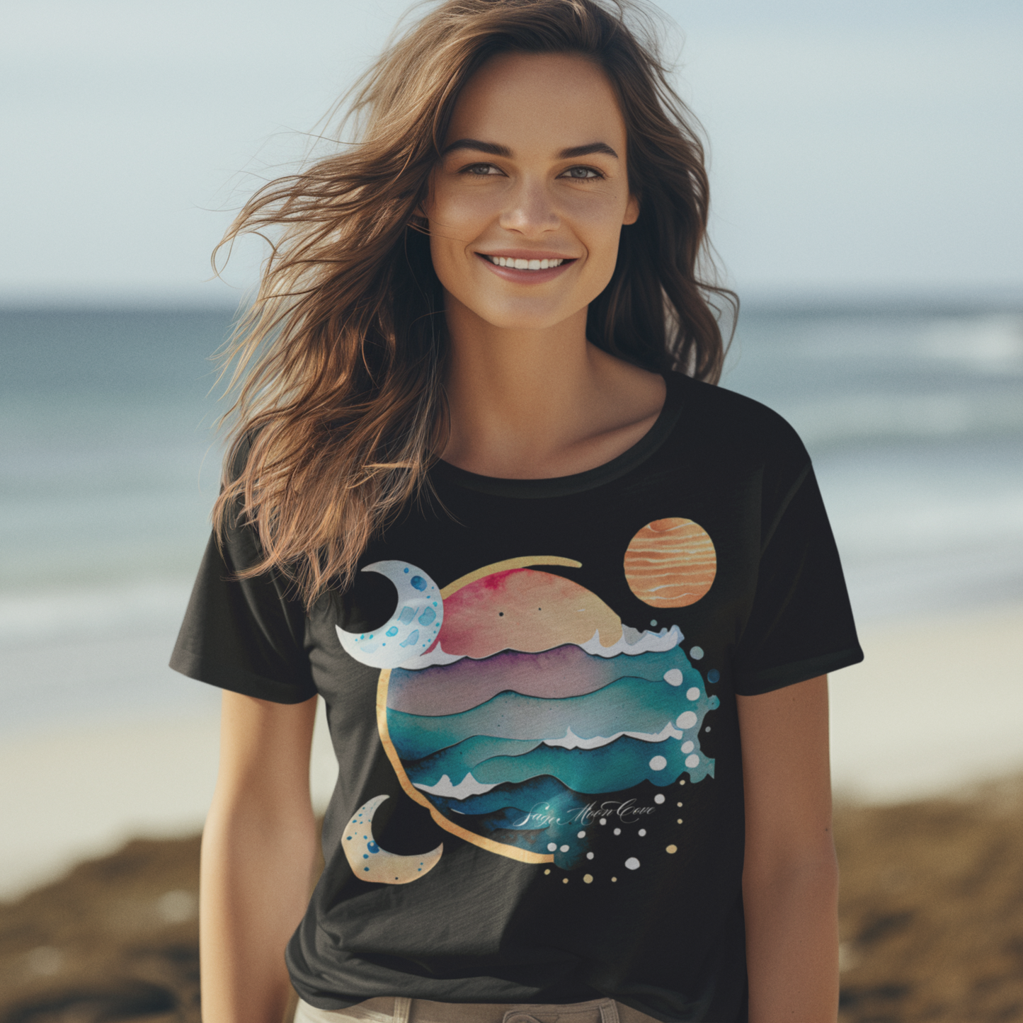 Ocean Moons Surf Women's Short Sleeve T-Shirt