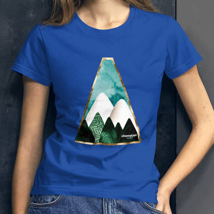 White Mountains Blue Sky Women's T-shirt