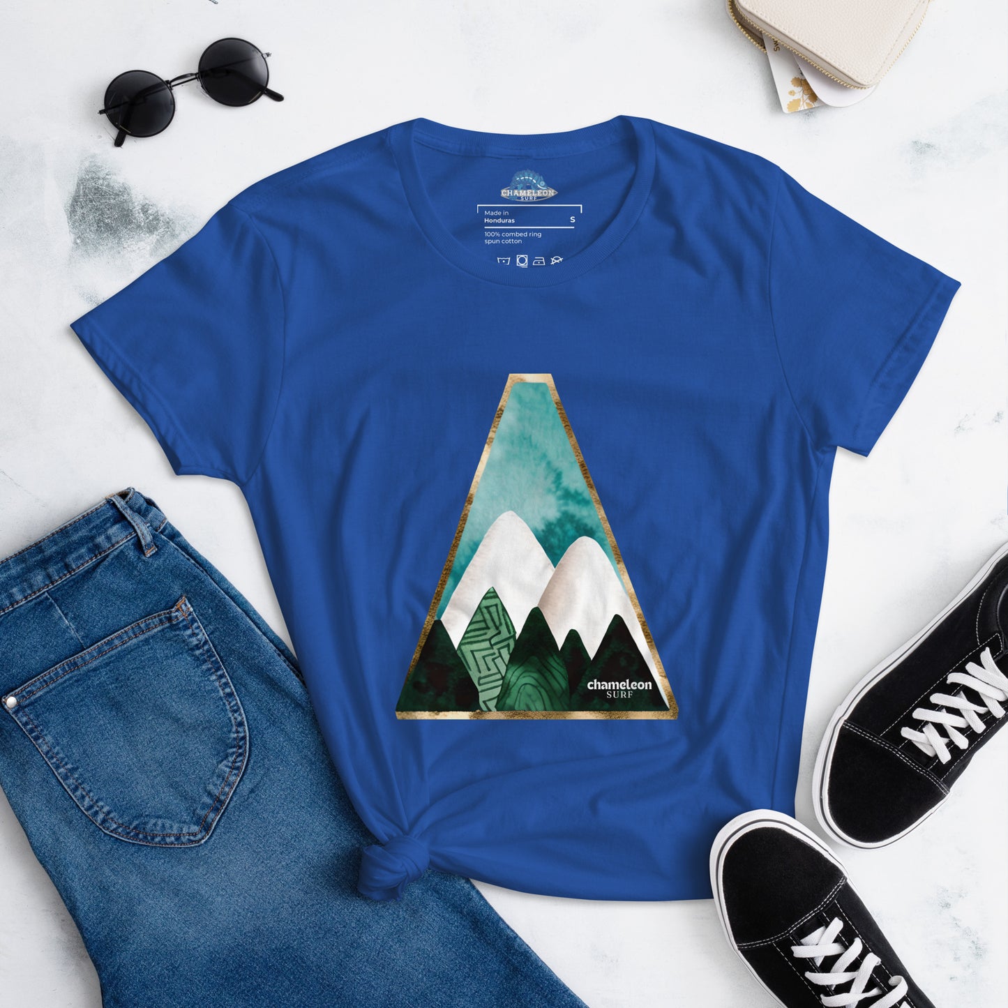 White Mountains Blue Sky Women's T-shirt