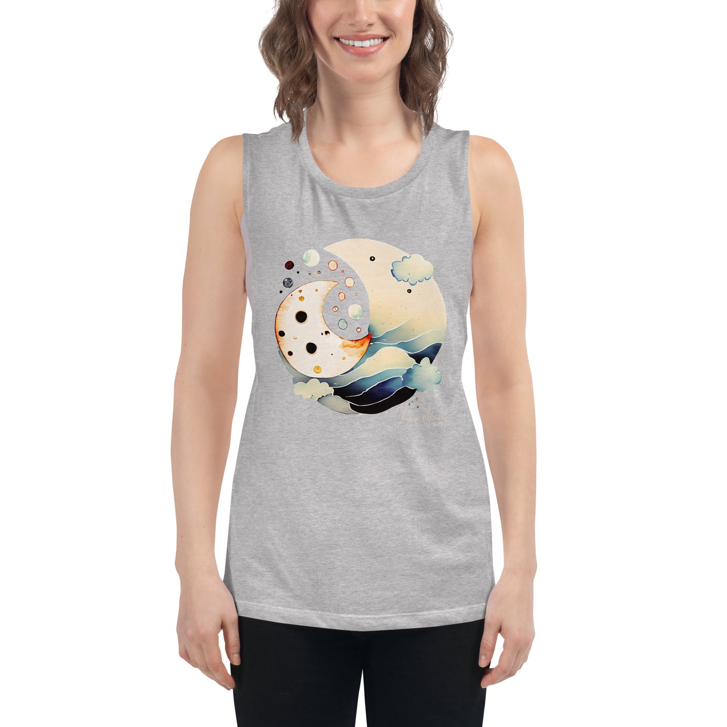 Two Moon Surf Women's Muscle Tank Top