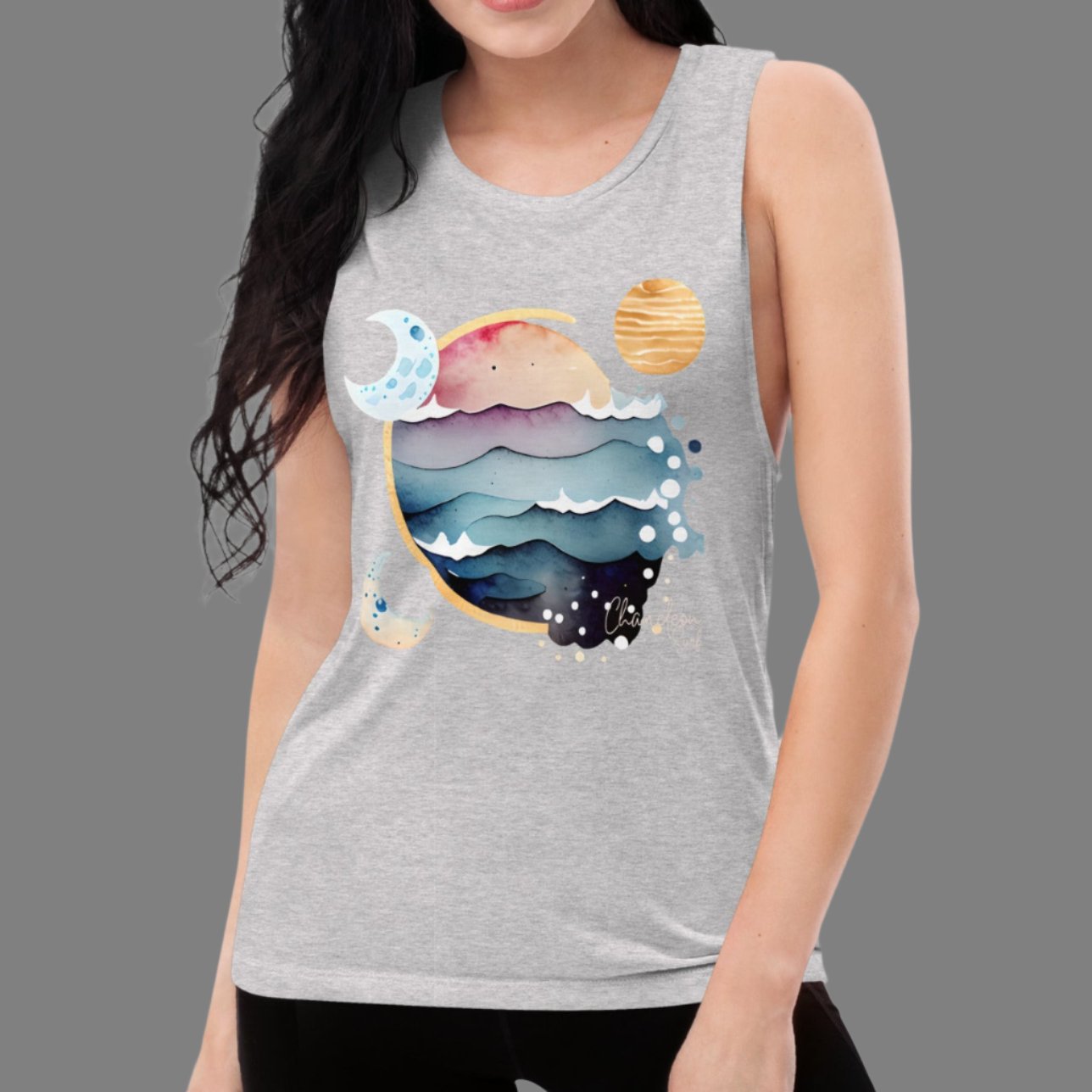 Ocean Moons Surf Women's Muscle Tank Top