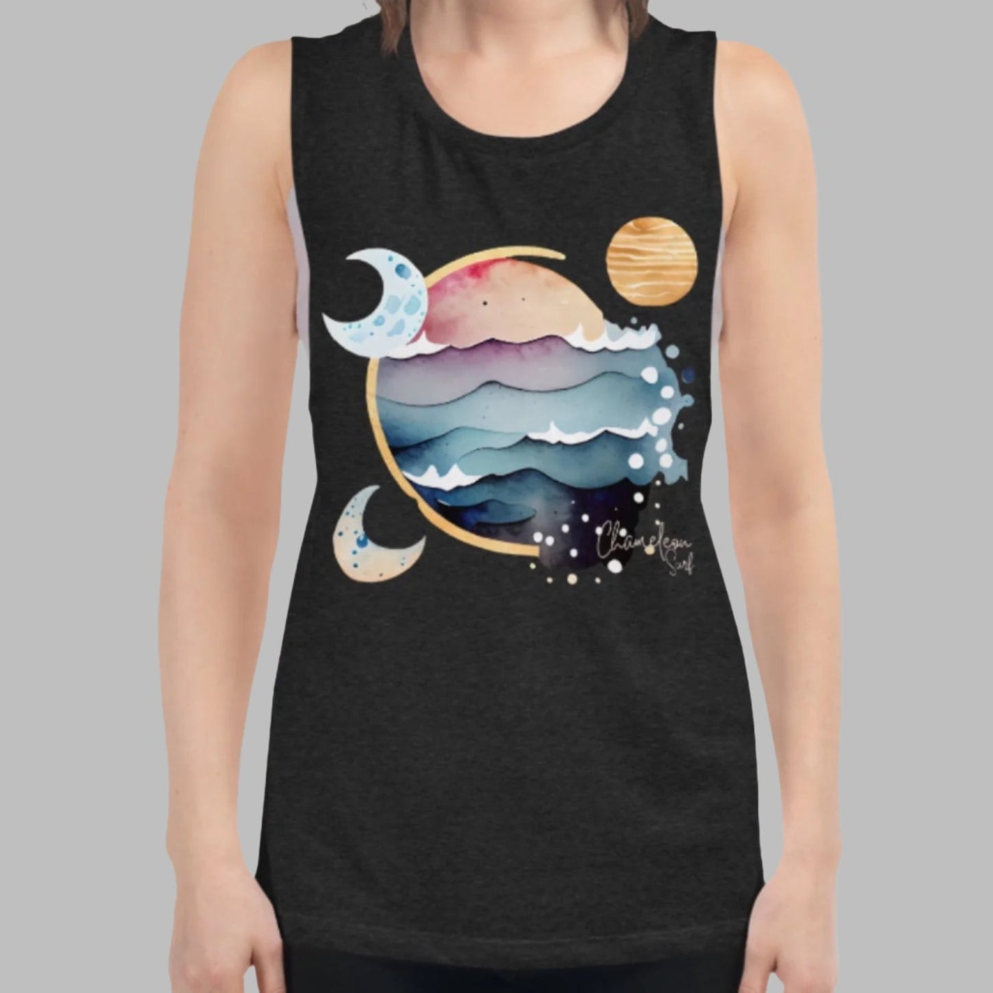 Ocean Moons Surf Women's Muscle Tank Top