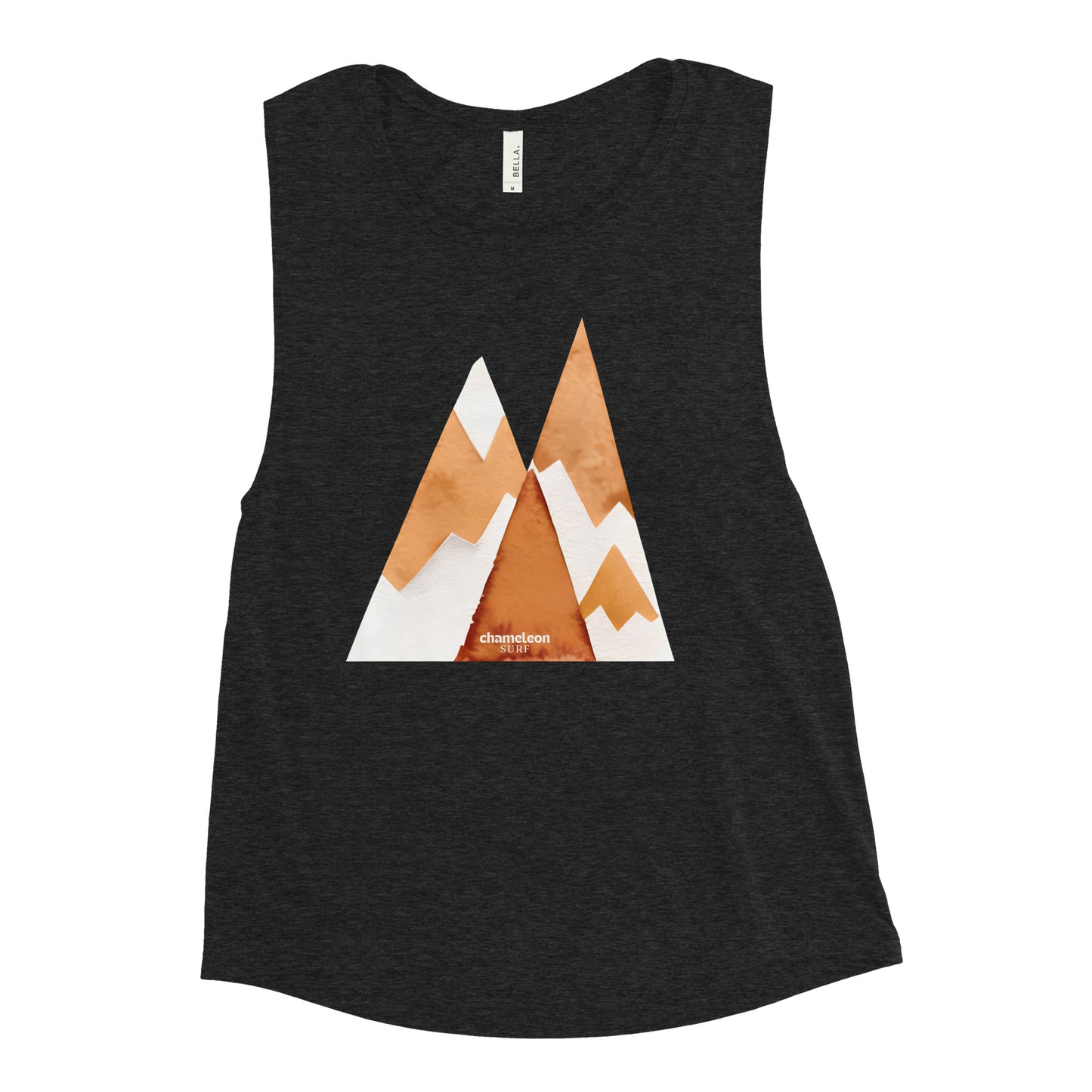 Snow Red Cliffs Mountains Women's Muscle Tank Top