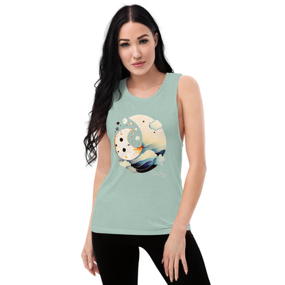 Two Moon Surf Women's Muscle Tank Top