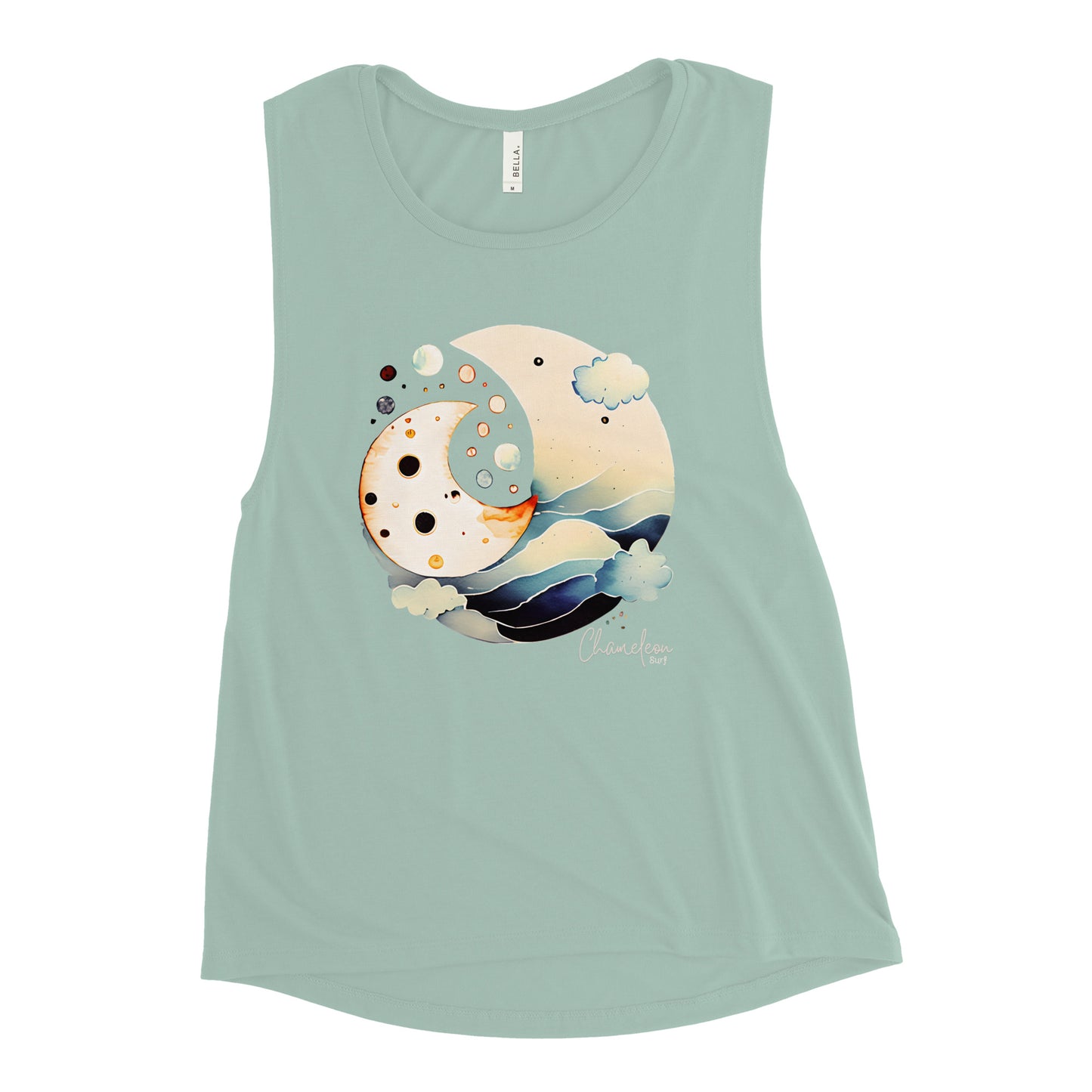 Two Moon Surf Women's Muscle Tank Top