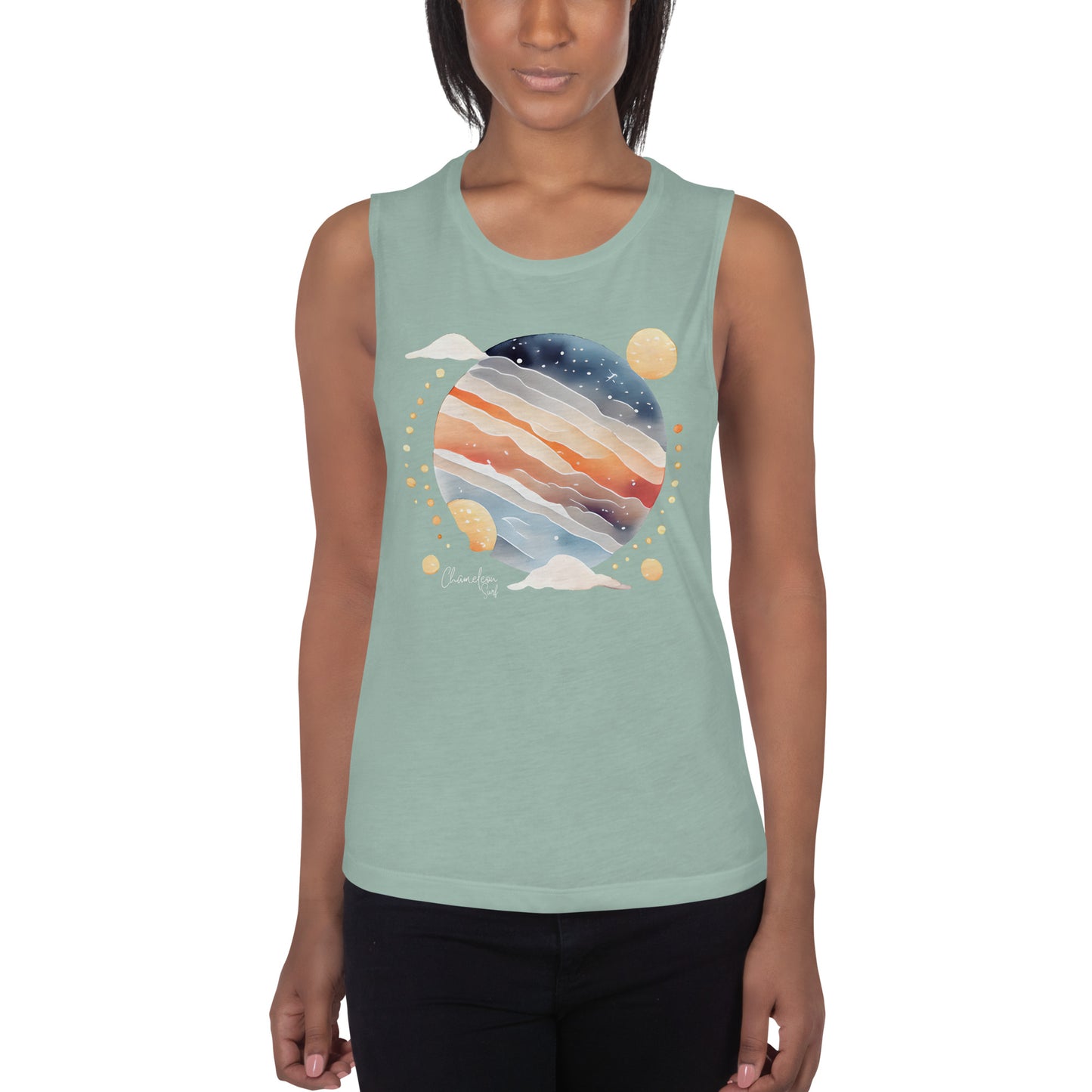 Sunset Fog Surf Women's Muscle Tank Top