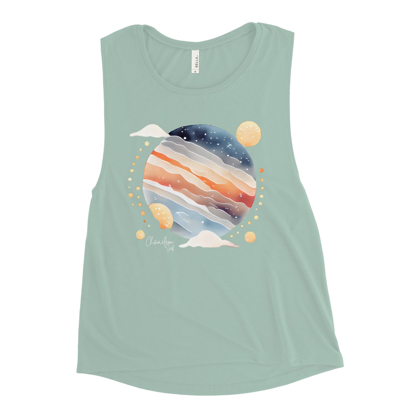 Sunset Fog Surf Women's Muscle Tank Top