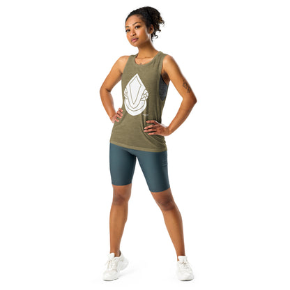 White Face Off Chameleon Surf Women's Muscle Tank Top