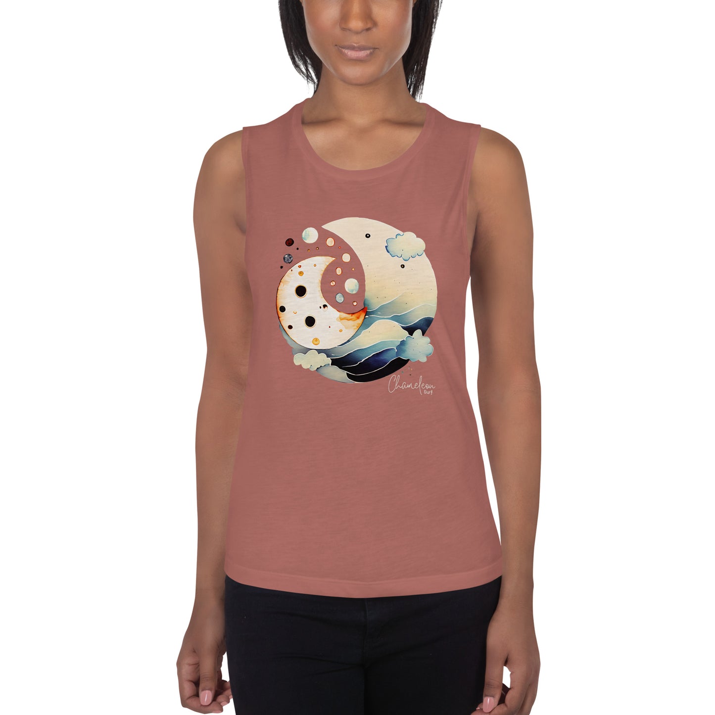 Two Moon Surf Women's Muscle Tank Top