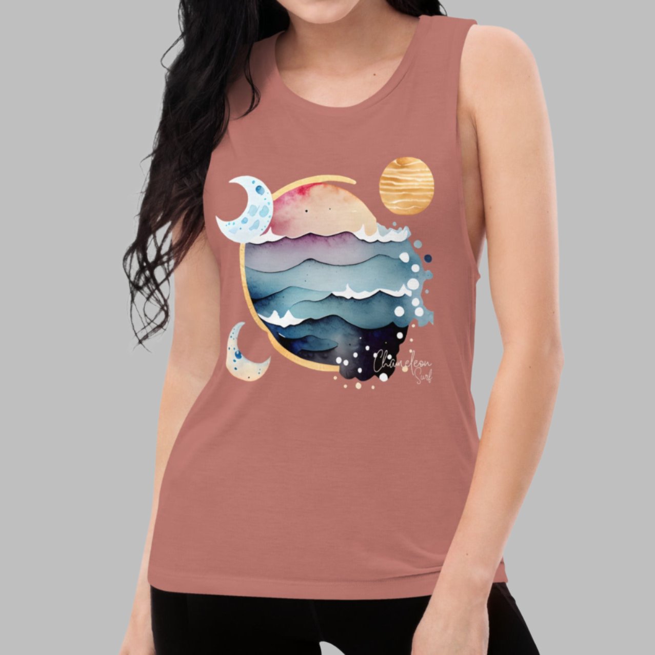 Ocean Moons Surf Women's Muscle Tank Top