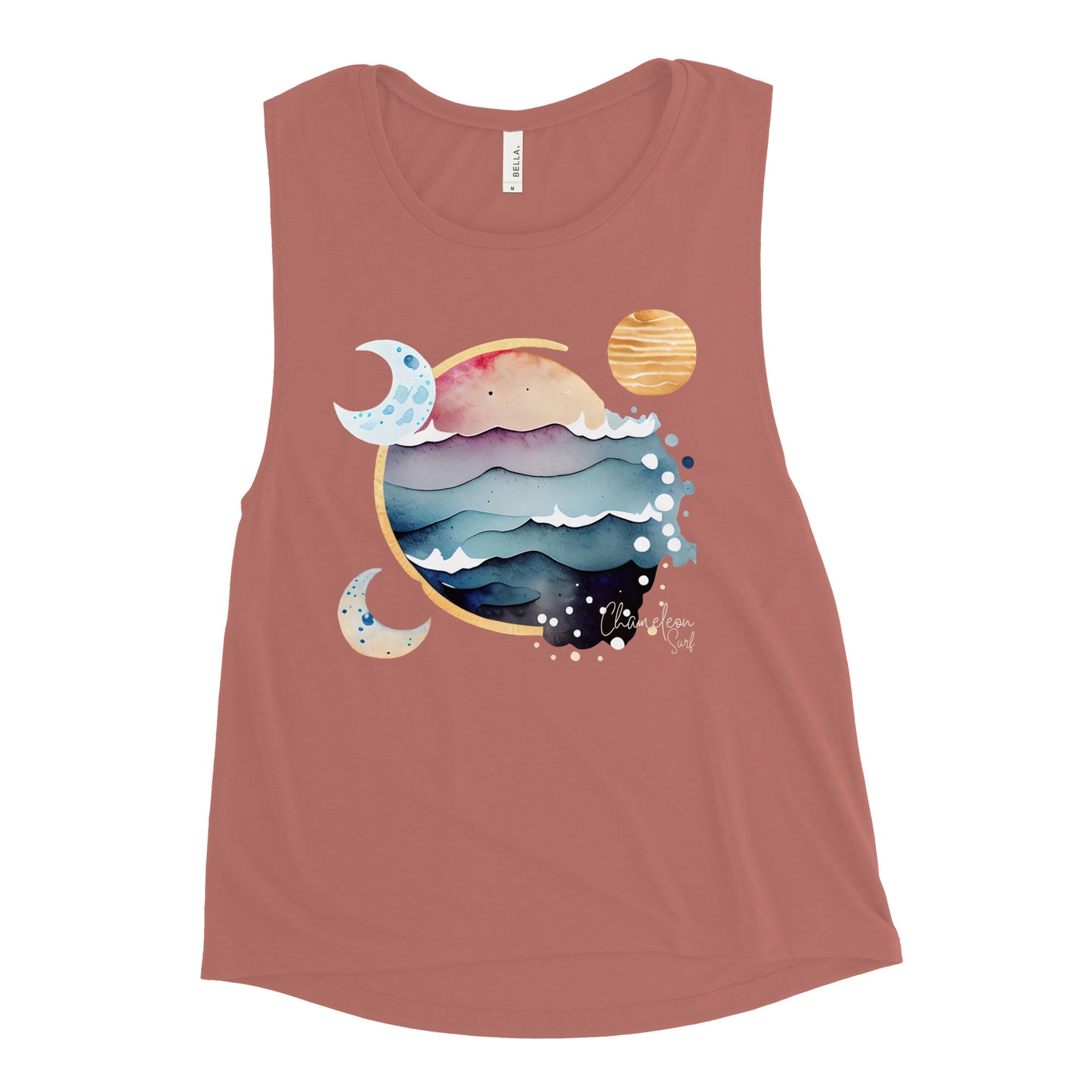 Ocean Moons Surf Women's Muscle Tank Top