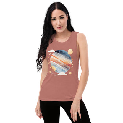 Sunset Fog Surf Women's Muscle Tank Top