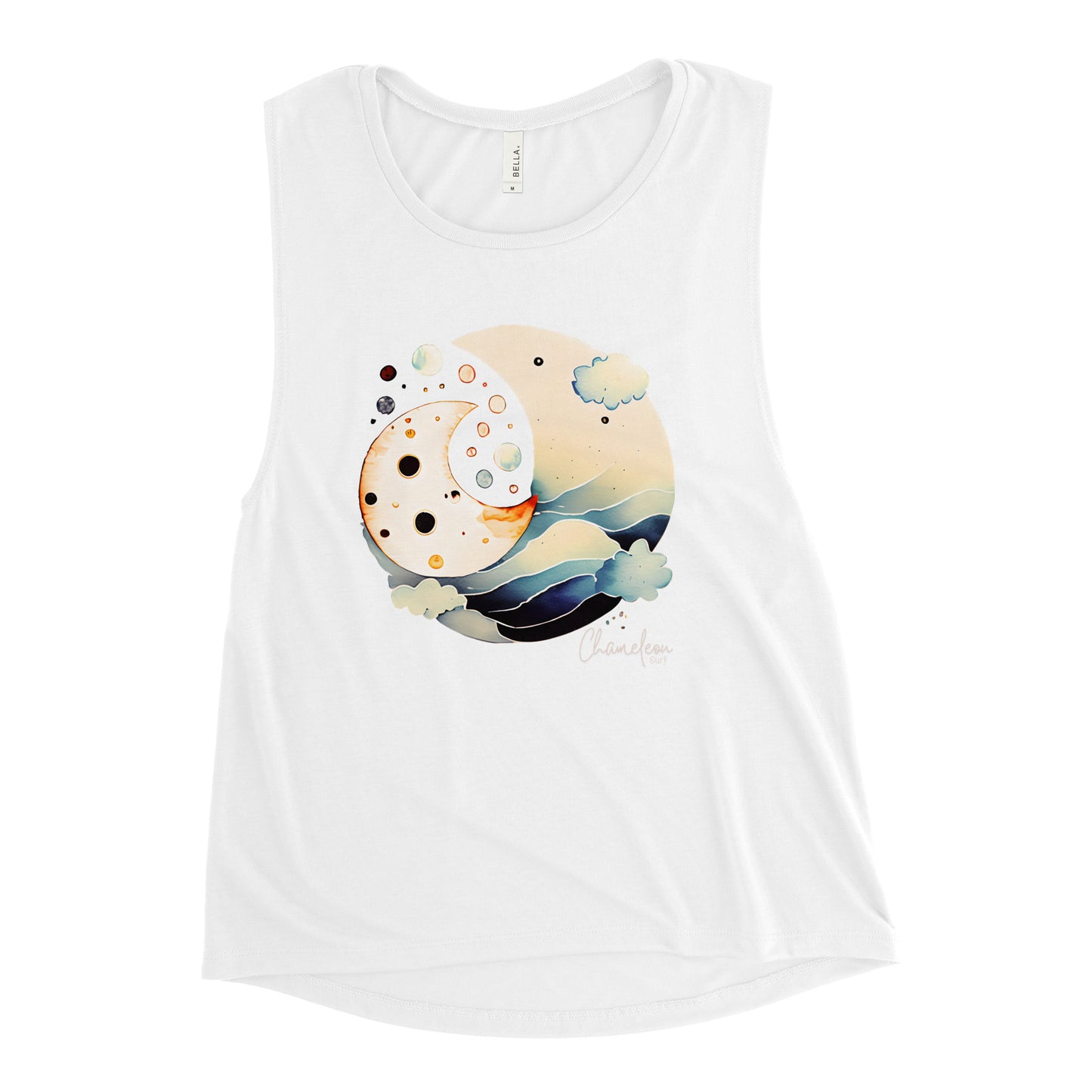 Two Moon Surf Women's Muscle Tank Top