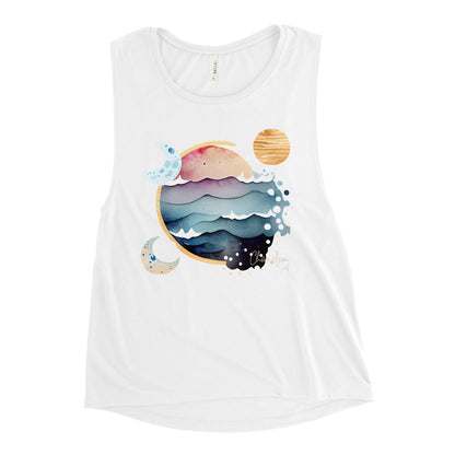 Ocean Moons Surf Women's Muscle Tank Top