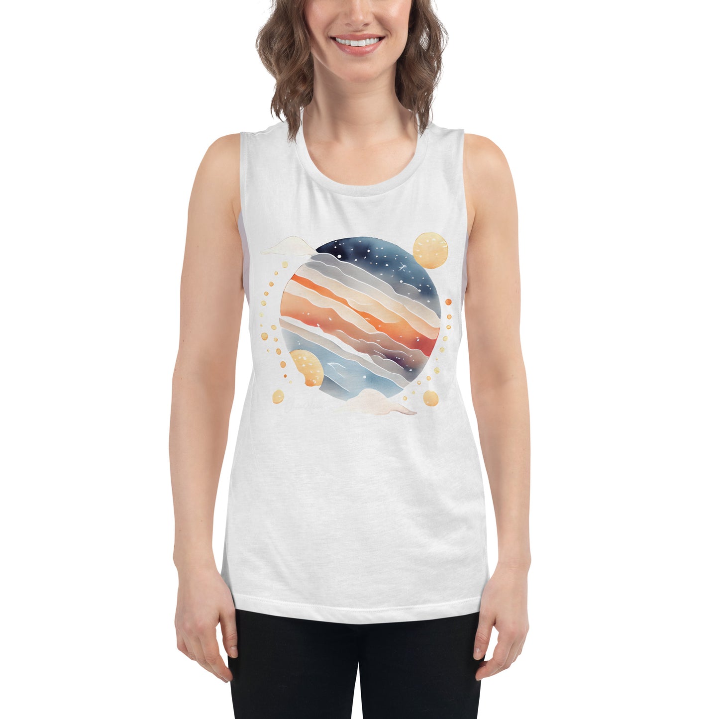 Sunset Fog Surf Women's Muscle Tank Top