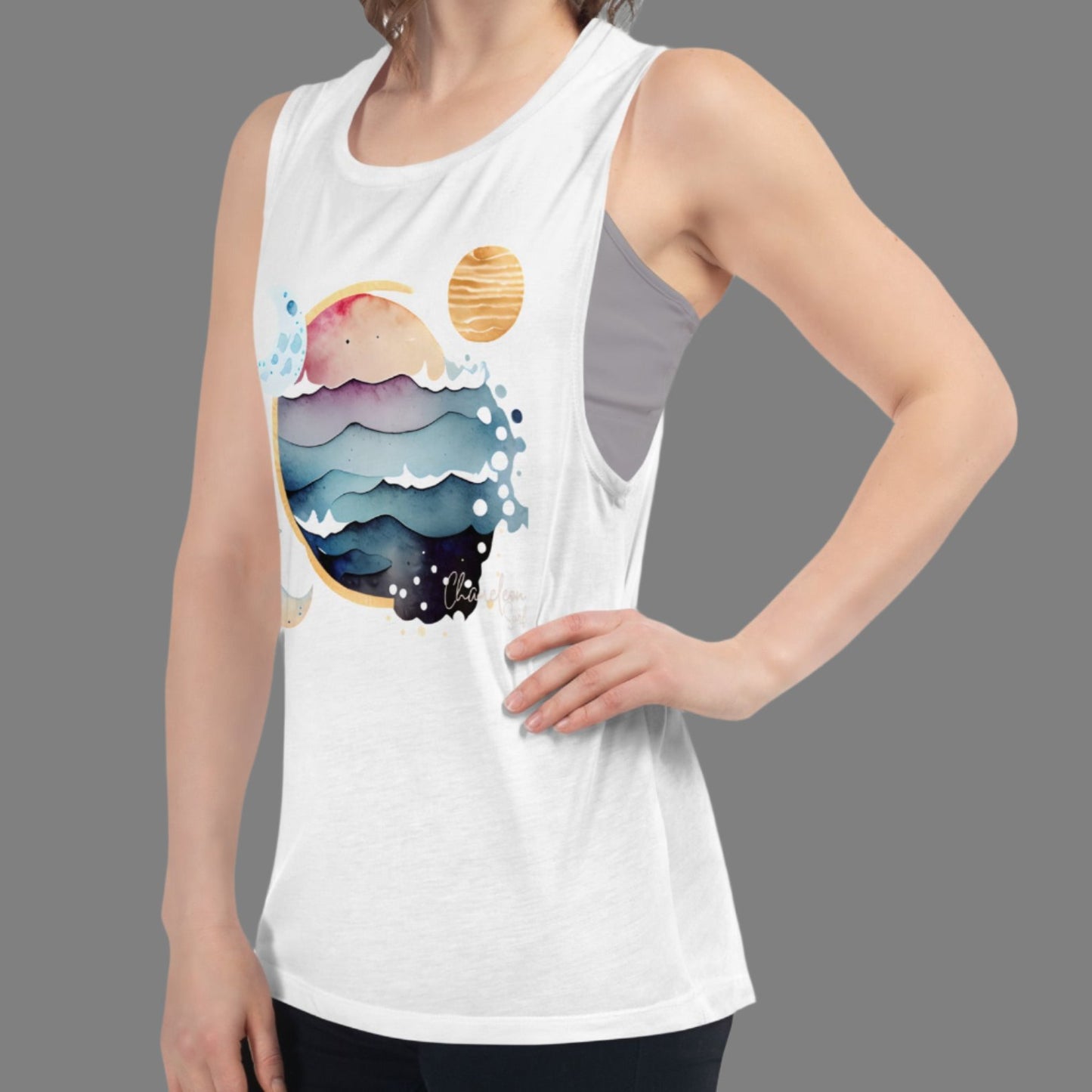 Ocean Moons Surf Women's Muscle Tank Top