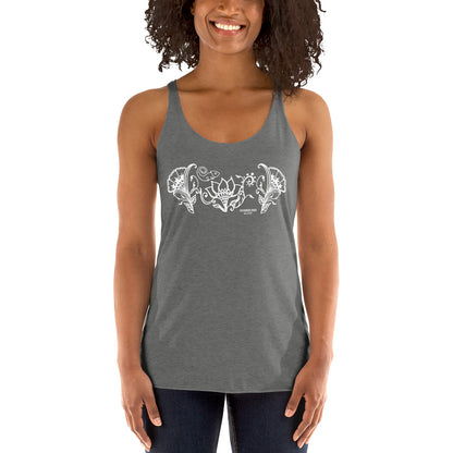 Chameleon Flowers Women's Racerback Tank