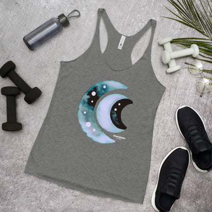 Three Moon Crests Women's Racerback Tank