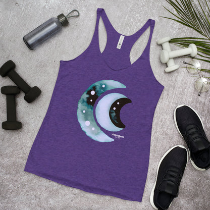 Three Moon Crests Women's Racerback Tank