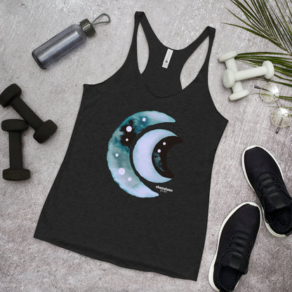 Three Moon Crests Women's Racerback Tank