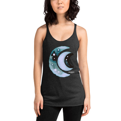 Three Moon Crests Women's Racerback Tank