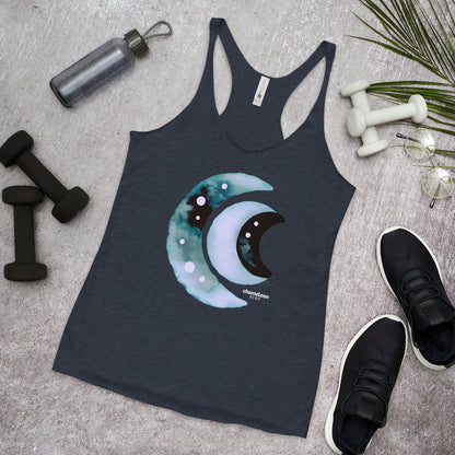 Three Moon Crests Women's Racerback Tank