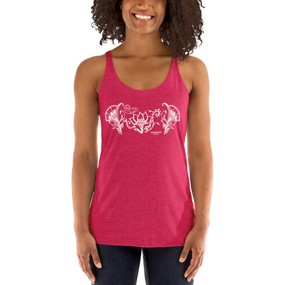 Chameleon Flowers Women's Racerback Tank